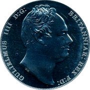 Australia 5 Shillings (Gulielmus IIII) GULIELMUS IIII D G BRITANNIAR REX F D coin obverse