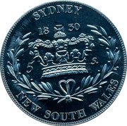 Australia 5 Shillings (Gulielmus IIII) SYDNEY 18 30 5 S NEW SOUTH WALES coin reverse