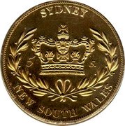 Australia 5 Shillings (King Edvard VIII Piedfort) SYDNEY 5 S NEW SOUTH WALES coin reverse Australia 5 Shillings (King Edvard VIII Piedfort) SYDNEY 5 S NEW SOUTH WALES coin reverse