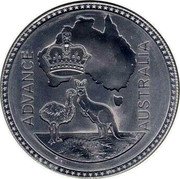 Australia 5 Shillings (king Edward VIII - Advance Australia) ADVANCE AUSTRALIA coin reverse Australia 5 Shillings (king Edward VIII - Advance Australia) ADVANCE AUSTRALIA coin reverse
