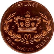 Australia 5 Shillings King Edward VIII 1937 SYDNEY 5 S NEW SOUTH WALES coin reverse Australia 5 Shillings King Edward VIII 1937 SYDNEY 5 S NEW SOUTH WALES coin reverse