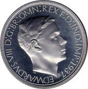 Australia 5 Shillings (King Edward VIII - Sydney) EDWARDVS VIII D G BR OMN REX F D IND IMP 1937 coin obverse Australia 5 Shillings (King Edward VIII - Sydney) EDWARDVS VIII D G BR OMN REX F D IND IMP 1937 coin obverse
