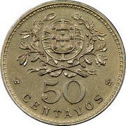 Portugal 50 Centavos Pattern 1927  KM# Pn224 50 CENTAVOS coin reverse Portugal 50 Centavos Pattern 1927  KM# Pn224 50 CENTAVOS coin reverse