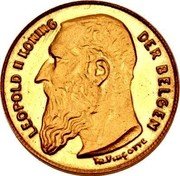 Belgium 50 Centimes (Leopold II Dutch text Pattern) LEOPOLD II KONING DER BELGEN TH. VINÇOTTE coin obverse Belgium 50 Centimes (Leopold II Dutch text Pattern) LEOPOLD II KONING DER BELGEN TH. VINÇOTTE coin obverse