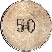 New Zealand 50 Cents (Trial) 50 coin obverse New Zealand 50 Cents (Trial) 50 coin obverse