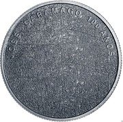 Portugal 7.50 Euro 100 years of J. Saramago 2022 JOSE SARAMAGO 100 ANOS coin reverse