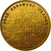 Portugal 7.50 Euro (100 years of Jose Saramago) JOSÉ SARAMAGO 100 ANOS coin reverse Portugal 7.50 Euro (100 years of Jose Saramago) JOSÉ SARAMAGO 100 ANOS coin reverse