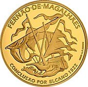 Portugal 7.50 Euro (500th anniversary of Magellan circun-navigation) FERNÃO•DE•MAGALHÃES CONCLUSÃO POR ELCANO 1522 INCM – L.F.ALBREU coin reverse Portugal 7.50 Euro (500th anniversary of Magellan circun-navigation) FERNÃO•DE•MAGALHÃES CONCLUSÃO POR ELCANO 1522 INCM – L.F.ALBREU coin reverse