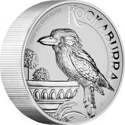 Australia 8 Dollars Kookaburra Proof 2022 2022 5 OZ 9999 SILVER KOOKABURRA P coin reverse