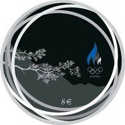 Estonia 8 Euro Olympic Games in Beijing 2022  Proof ESTONIA 8 € coin reverse Estonia 8 Euro Olympic Games in Beijing 2022  Proof ESTONIA 8 € coin reverse