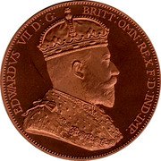 Australia Crown (Edward VII) EDWARDVS VII D G BRITT OMN REX F D IND IMP coin obverse Australia Crown (Edward VII) EDWARDVS VII D G BRITT OMN REX F D IND IMP coin obverse