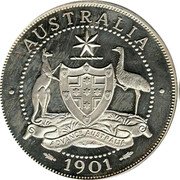 Australia Crown (Edward VII Pattern) AUSTRALIA 1901 coin reverse