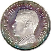 Australia Crown (Edward VIII - King) EDWARD VIII KING E EMPEROR coin obverse Australia Crown (Edward VIII - King) EDWARD VIII KING E EMPEROR coin obverse