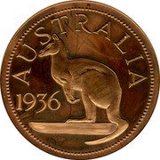 Australia Crown Edward VIII - King 1936 AUSTRALIA 1936 coin reverse Australia Crown Edward VIII - King 1936 AUSTRALIA 1936 coin reverse