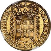 Portugal Dobra (Maria II) IOANNES V D G PORT ET ALG REX 20000 coin reverse Portugal Dobra (Maria II) IOANNES V D G PORT ET ALG REX 20000 coin reverse