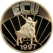 UK Ecu Decimal Coins ECU 1997 coin reverse