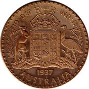 Australia Florin King Edward VIII 1937 FID DEF E VIII R IND IMP 1937 AUSTRALIA coin reverse Australia Florin King Edward VIII 1937 FID DEF E VIII R IND IMP 1937 AUSTRALIA coin reverse