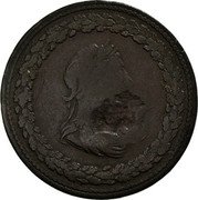 Canada Halfpenny token Halfpenny Token 1812  coin obverse Canada Halfpenny token Halfpenny Token 1812  coin obverse