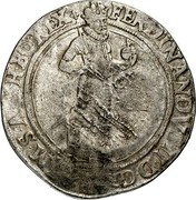 Russia Jefimok Alexey Mikhailovich Countermarked over Bohemia Kuttenberg Thaler ND (1655)  FERDINANDVSIIDGMAIHBOREX coin reverse Russia Jefimok Alexey Mikhailovich Countermarked over Bohemia Kuttenberg Thaler ND (1655)  FERDINANDVSIIDGMAIHBOREX coin reverse