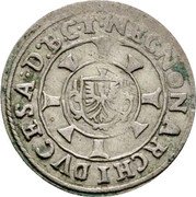 Austria Kreuzer (16)08 KM# 61 Standart Coinage NECNON ARCHIDUCESA D B C T coin reverse Austria Kreuzer (16)08 KM# 61 Standart Coinage NECNON ARCHIDUCESA D B C T coin reverse