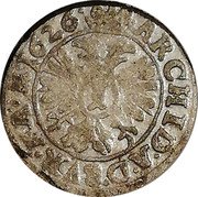 Austria Kreuzer 1626 CW KM# 480 Standart Coinage ARCHID AVS (I) DV BV C TYR 1626 coin reverse Austria Kreuzer 1626 CW KM# 480 Standart Coinage ARCHID AVS (I) DV BV C TYR 1626 coin reverse