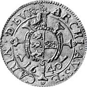 Austria Kreuzer Ferdinand III 1640 KM# 873 ARCHI AVS E CARIN D BVR 16 40 coin reverse Austria Kreuzer Ferdinand III 1640 KM# 873 ARCHI AVS E CARIN D BVR 16 40 coin reverse