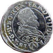 Austria Kreuzer (Ferdinand II St Polten) KM# 487 FERDI II D G R I S A G H BO REX coin obverse Austria Kreuzer (Ferdinand II St Polten) KM# 487 FERDI II D G R I S A G H BO REX coin obverse