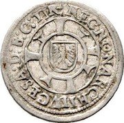 Austria Kreuzer Rudolf II Hall (16)04 KM# 51 NECNON ARCHIDVCES A D B C TIR coin reverse Austria Kreuzer Rudolf II Hall (16)04 KM# 51 NECNON ARCHIDVCES A D B C TIR coin reverse
