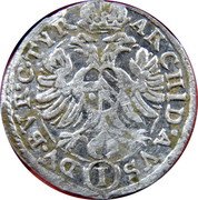 Austria Kreuzer (Ferdinand II St Polten) KM# 487 ARCHID AVS (I) DV BV C TYR coin reverse Austria Kreuzer (Ferdinand II St Polten) KM# 487 ARCHID AVS (I) DV BV C TYR coin reverse