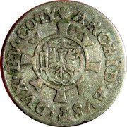 Austria Kreuzer (Leopold I Hall) KM# 1355 ARCHID AVST DVX BV CO TY coin reverse Austria Kreuzer (Leopold I Hall) KM# 1355 ARCHID AVST DVX BV CO TY coin reverse