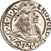 Austria Kreuzer Leopold I Hall ND KM# 1136 LEOPOLD D G R I S A G H B R coin obverse Austria Kreuzer Leopold I Hall ND KM# 1136 LEOPOLD D G R I S A G H B R coin obverse