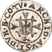 Austria Kreuzer Leopold I Hall ND KM# 1136 ARCHID AVST DVX B CO TY coin reverse Austria Kreuzer Leopold I Hall ND KM# 1136 ARCHID AVST DVX B CO TY coin reverse