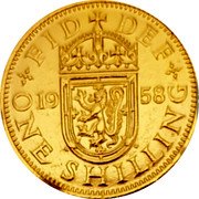 UK One shilling (Elizabeth II) FID DEF ONE SHILLING W G coin reverse UK One shilling (Elizabeth II) FID DEF ONE SHILLING W G coin reverse