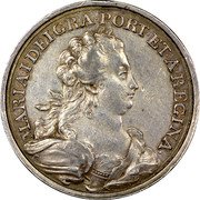Portugal Peca Maria I Pattern 1800  KM# Pn26 MARIA I DEI GRA PORT ET A REGINA coin obverse Portugal Peca Maria I Pattern 1800  KM# Pn26 MARIA I DEI GRA PORT ET A REGINA coin obverse
