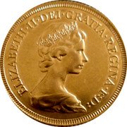 Australia Sovereign Commonwealth of Australia ELIZABETH II DEI GRATIA REGINA F D coin obverse Australia Sovereign Commonwealth of Australia ELIZABETH II DEI GRATIA REGINA F D coin obverse