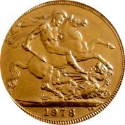 Australia Sovereign Commonwealth of Australia 1978 coin reverse Australia Sovereign Commonwealth of Australia 1978 coin reverse