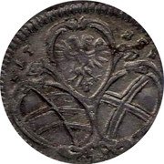 Austria 1/2 Kreuzer Charles VI 1715 KM# 1567 17 15 1/2 coin obverse Austria 1/2 Kreuzer Charles VI 1715 KM# 1567 17 15 1/2 coin obverse