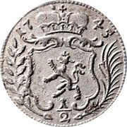 Austria 1/2 Kreuzer Maria Theresia 1745 KM# 1707 1/2 coin obverse Austria 1/2 Kreuzer Maria Theresia 1745 KM# 1707 1/2 coin obverse