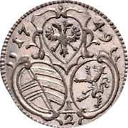 Austria 1/2 Kreuzer Maria Theresia 1749 KM# 1751 1/2 coin obverse Austria 1/2 Kreuzer Maria Theresia 1749 KM# 1751 1/2 coin obverse
