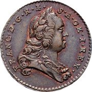Austria 1/2 Kreuzer Franz I ND KM# 2006 FRANC · D · G · R · I · S · A · GE · I · REX coin obverse Austria 1/2 Kreuzer Franz I ND KM# 2006 FRANC · D · G · R · I · S · A · GE · I · REX coin obverse