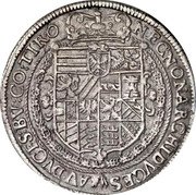 Austria 1/2 Thaler Rudolf II 1612 KM# 142 NEC NON ARCHIDVCES AV DVCES BV CO TIRO coin reverse Austria 1/2 Thaler Rudolf II 1612 KM# 142 NEC NON ARCHIDVCES AV DVCES BV CO TIRO coin reverse