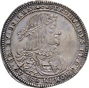 Austria 1/2 Thaler Ferdinand III Vienna 1656 (c) KM# 974 FERDINANDVS S A D G ROM IM S A GE HV BO REX 1656 coin obverse Austria 1/2 Thaler Ferdinand III Vienna 1656 (c) KM# 974 FERDINANDVS S A D G ROM IM S A GE HV BO REX 1656 coin obverse
