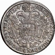 Austria 1/2 Thaler Karl VI Graz 1714 KM# 1546 ARCHIDVX AVSTRIÆ DVX BURG ET STYRIÆ coin reverse Austria 1/2 Thaler Karl VI Graz 1714 KM# 1546 ARCHIDVX AVSTRIÆ DVX BURG ET STYRIÆ coin reverse
