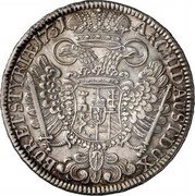 Austria 1/2 Thaler Karl VI Graz 1731 KM# 1643 ARCHID AUST DUX BUR ET STYRIÆ coin reverse