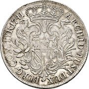 Austria 1/2 Thaler Maria Theresia Vienna 1741 KM# 1677 ARCHID AUST DUX BURG COM TYR coin reverse Austria 1/2 Thaler Maria Theresia Vienna 1741 KM# 1677 ARCHID AUST DUX BURG COM TYR coin reverse