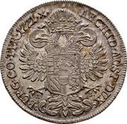 Austria 1/2 Thaler Maria Theresia Hall 1771 AS KM# 1848 ARCHID∙AUST∙DUX∙ BURG∙CO∙TYR∙ coin reverse Austria 1/2 Thaler Maria Theresia Hall 1771 AS KM# 1848 ARCHID∙AUST∙DUX∙ BURG∙CO∙TYR∙ coin reverse