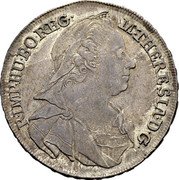 Austria 1/2 Thaler Maria Theresia Vienna 1772 IC-SK KM# 1864 M THERESIA D G R IMP HU BO REG coin obverse Austria 1/2 Thaler Maria Theresia Vienna 1772 IC-SK KM# 1864 M THERESIA D G R IMP HU BO REG coin obverse