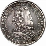 Austria 1/2 Thaler Rudolf II Hall 1603 KM# 45 RVDOLPHVS II D G R OM IMP SEM AV GER HV BO REX coin obverse Austria 1/2 Thaler Rudolf II Hall 1603 KM# 45 RVDOLPHVS II D G R OM IMP SEM AV GER HV BO REX coin obverse