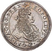 Austria 1/2 Thaler (Leopold I Graz) KM# 1258 LEOPOLDVS D G R I S A G H ET B REX coin obverse Austria 1/2 Thaler (Leopold I Graz) KM# 1258 LEOPOLDVS D G R I S A G H ET B REX coin obverse