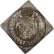 Austria 1/2 Thaler Ferdinand III 1638 KM# 855 coin reverse Austria 1/2 Thaler Ferdinand III 1638 KM# 855 coin reverse